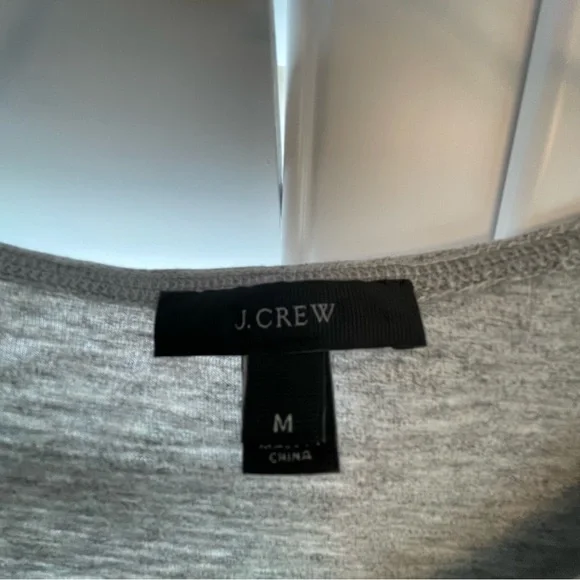 J. Crew Gray Orange Embellished Tank - Picture 5 of 6